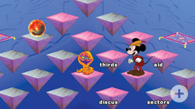 Type the words before the enemies ruin your plans in Mickey Mouse and the Pyramid of Peril.